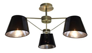 Lampa sufitowa Cortez z abażurami 3-punktowa do salonu