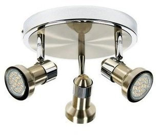 Lampa sufitowa Arkon reflektor regulowana 3-punktowa do salonu