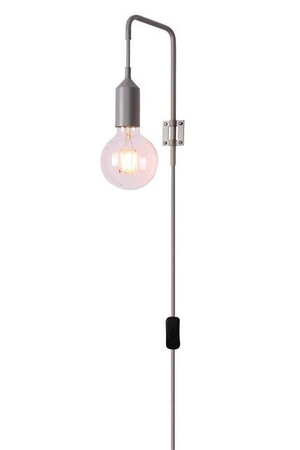 Kinkiet szary z kablem lampa Laren Ledea 50401192