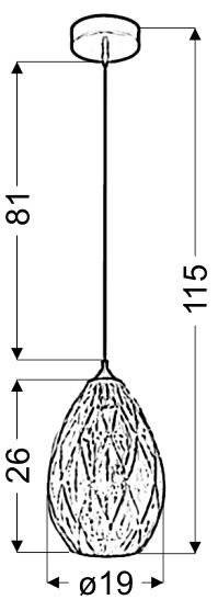 Lampa Candellux Gran 31-51455 detal