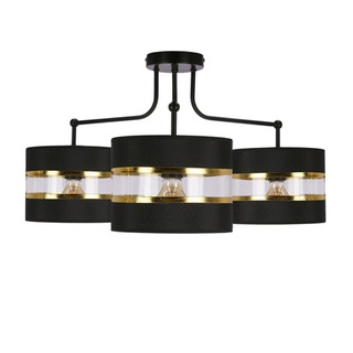 Lampa sufitowa Andy z abażurami 3-punktowa do salonu