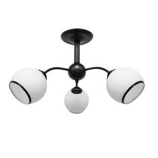 Lampa sufitowa Marinen ze szklanymi kloszami 3-punktowa do salonu