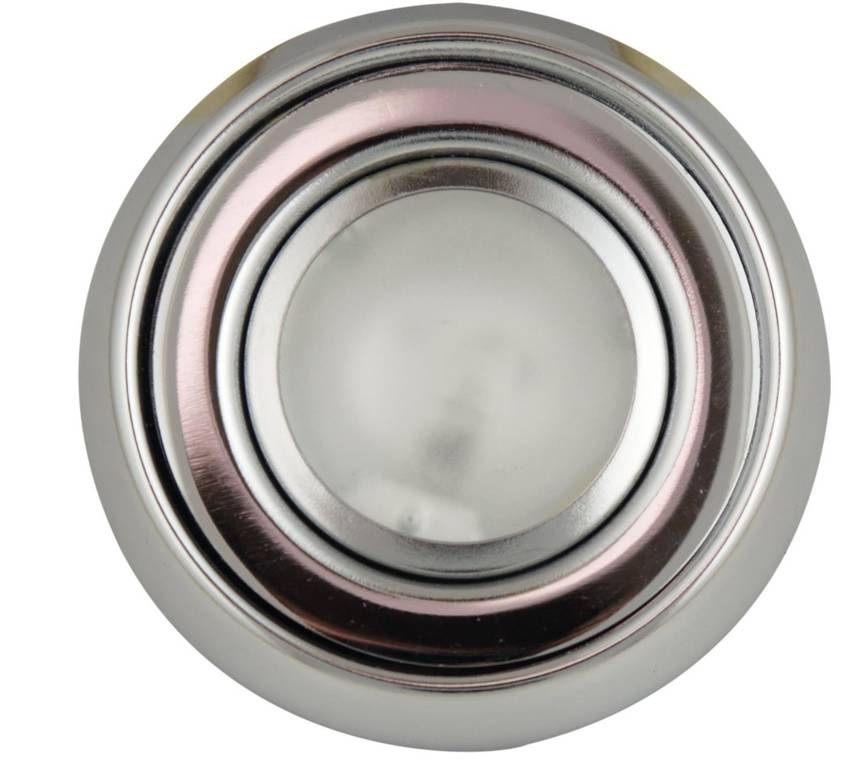 Lampa wpuszczana okrągła chrom G4