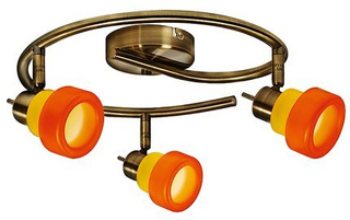 Lampa sufitowa Venice okrągła ze szklanymi kloszami 3-punktowa do salonu