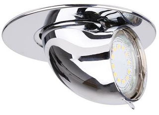 Oczko sufitowe okrągłe ruchome chrom MR16