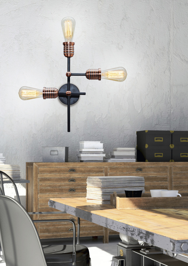 Lampa sufitowa Kirimu listwa 3-punktowa do salonu