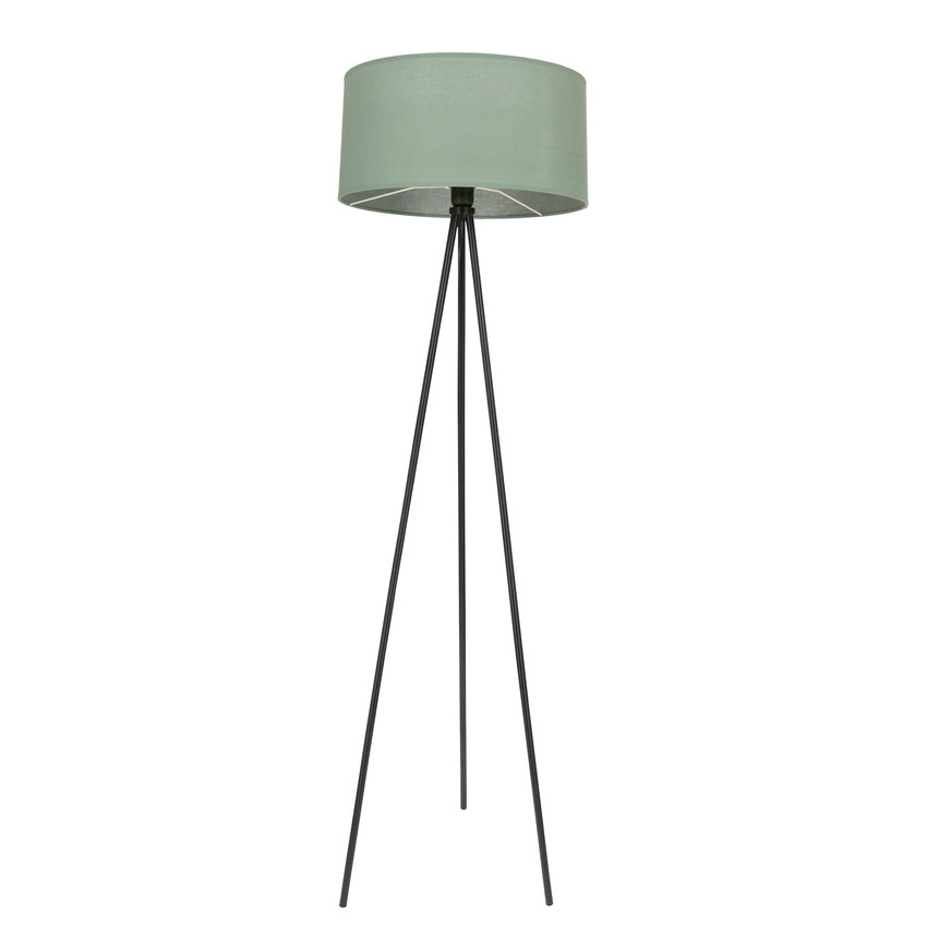 Lampa podłogowa SHANTI trójnóg z abażurem do salonu 1-punktowa