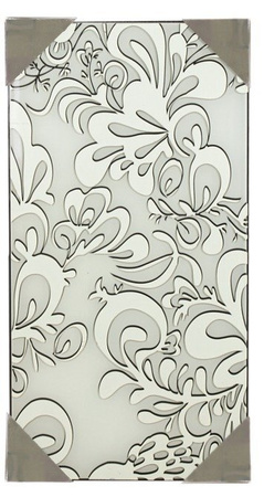 Plafon Cedra biały prostokątny 48cm E27 w stylu vintage