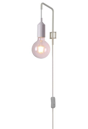 Kinkiet biały z kablem lampa Laren Ledea 50401189