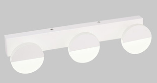 Kinkiet łazienkowy Sing biały potrójny LED neutralny nad lustro