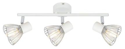 Lampa ścienna candellux fly 93-61973 listwa e14 biały/chrom