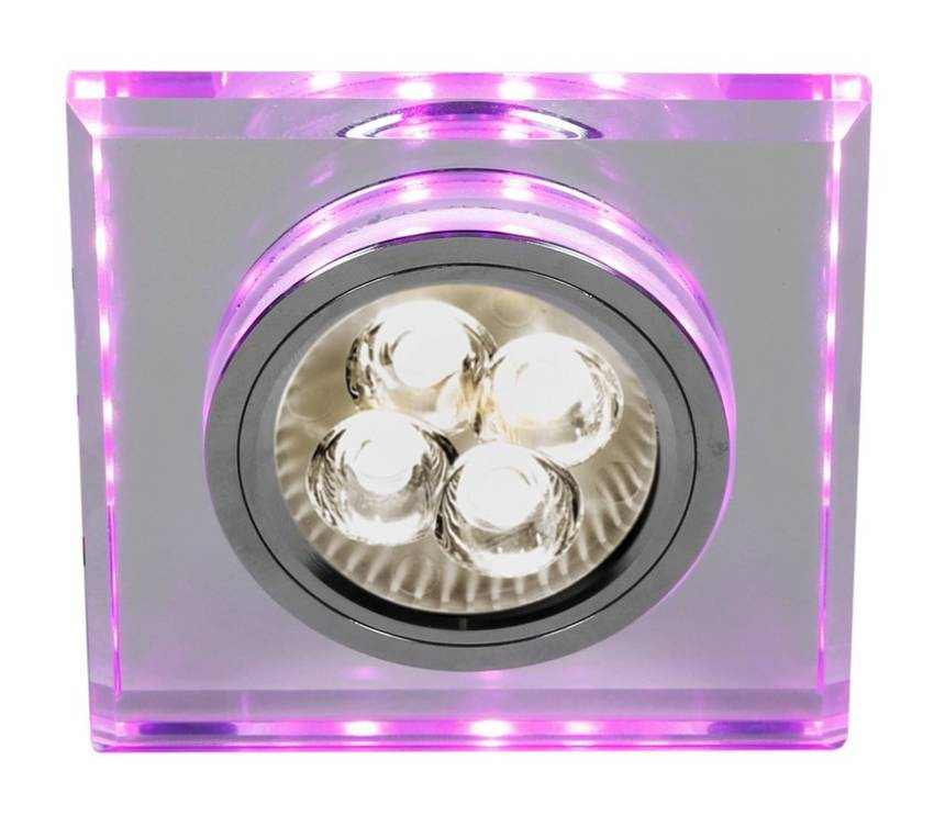 OPRAWA STROPOWA fiolet szklana mr 16 CANDELLUX 2260914