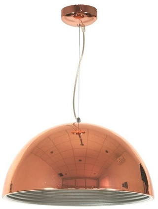 Lampa wisząca Amalfi metalowa kula do salonu miedziana 1xE27 Candellux