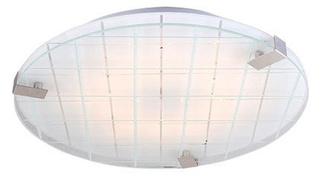 Plafon LED Noble okrągły 31 cm 6000K chrom biały IP20