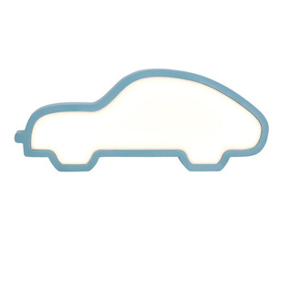 Lampka Car do pokoju dziecięcego nocna LED zintegrowana niebieska