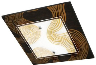 Plafon Morena kwadratowy 40x40 czarny 2xE27 Candellux