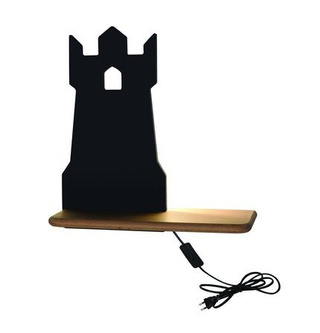Kinkiet IQ Kids Tower do pokoju dziecięcego z półką LED zintegrowany