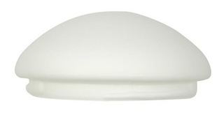 Klosz biały szklany okrągły 27cm do plafonu Roda 32 79-80137