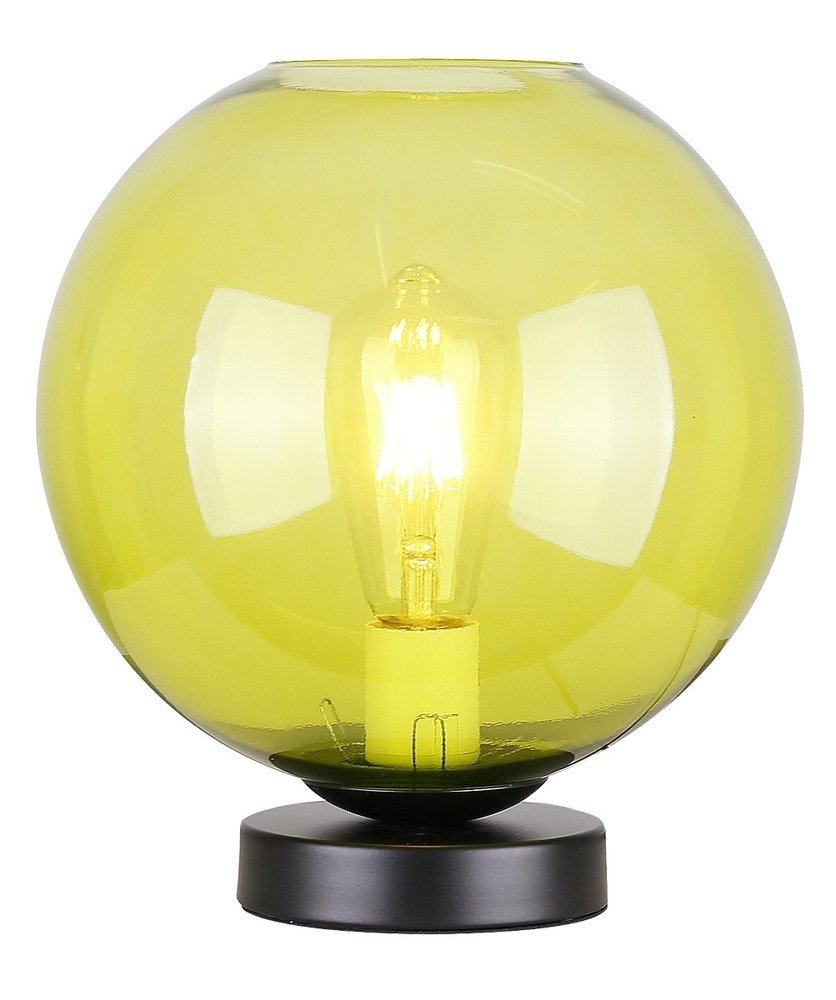 Lampka nocna Globe szklana zielona E27 Candellux