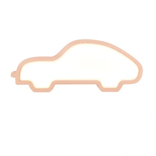 Lampka Car IQ Kids samochód LED do pokoju dziecięcego nocna różowa