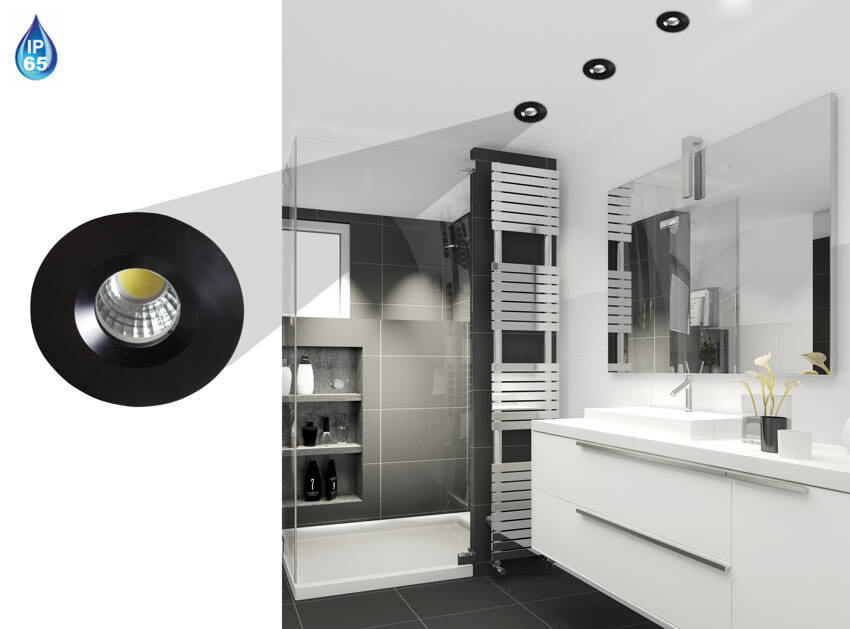 Oprawa stropowa Candellux 2258973 Sh-14 IP65 LED w łazience