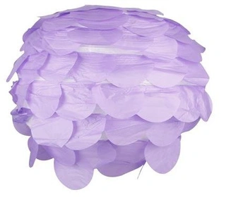 Abażur fioletowy papierowy kokon szyszka Candellux 70-99887