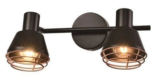 Lampa sufitowa Neria listwa spot regulowana 2-punktowa do korytarza metalowa