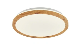 plafon kato led 16w biały, jasne drewno