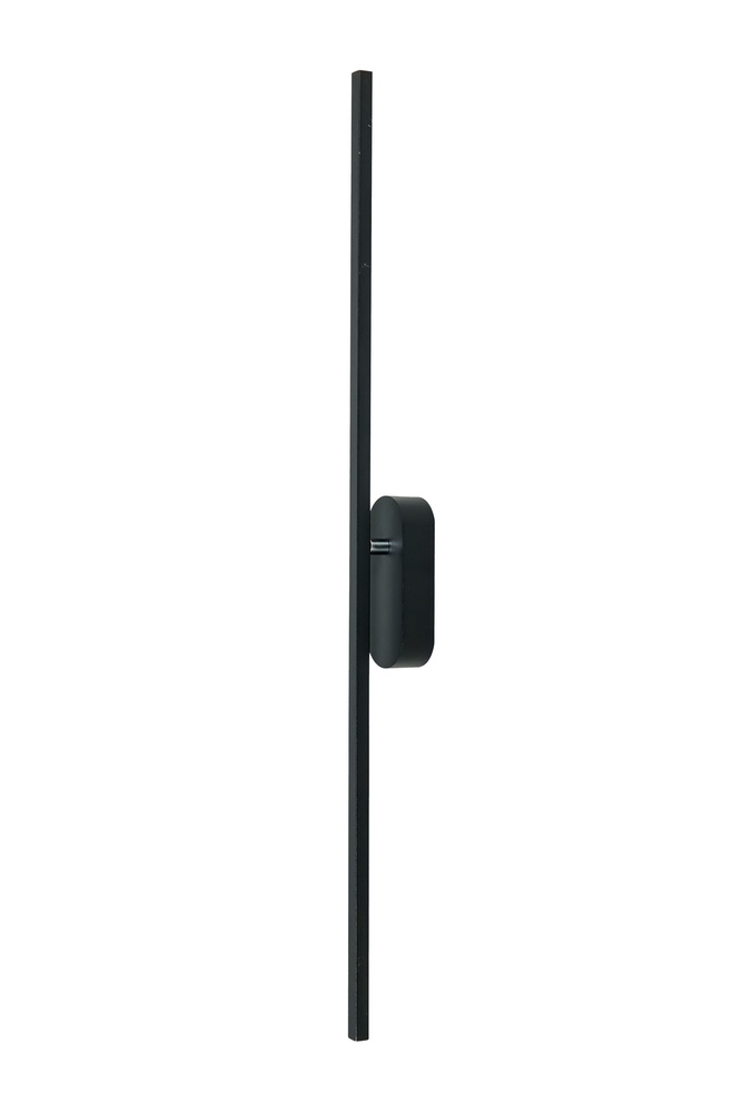 Kinkiet liniowy LED BAGETTE 80 podłużny czarny 13W 4000K do salonu