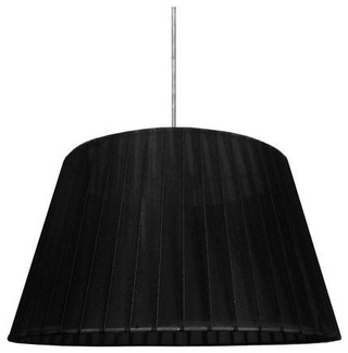 Lampa wisząca z abażurem Tiziano klasyczna czarna do salonu