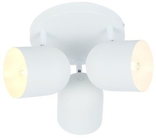 Lampa sufitowa Azuro okrągła regulowana 3-punktowa do kuchni metalowa