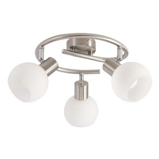 Lampa sufitowa BOLO okrągła regulowana 3-punktowa LED do salonu