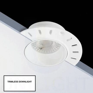 Trimless bezramkowy downlight Podtynkowy Biały ULAC240