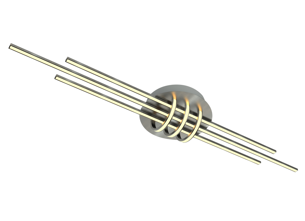 Lampa sufitowa Naksos okrągła LED 10-punktowa do salonu