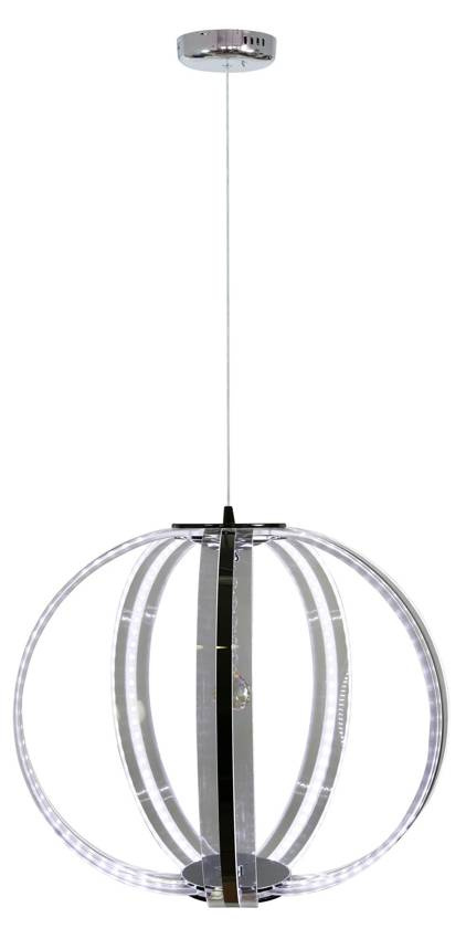 Lampa wisząca Cansas kula LED do salonu regulowana zimna barwa światła