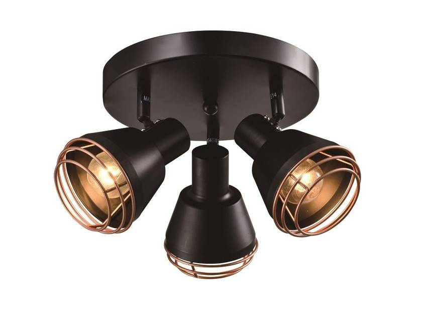 Lampa sufitowa Neria reflektor regulowana 3-punktowa do salonu