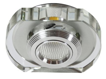 Oprawa stropowa bezbarwna zaokrąglona LED 3W 230V SS-34 Candellux 2228860