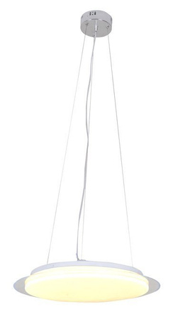 Lampa wisząca Danua okrągła LED 18W biała do salonu średnica 45 cm