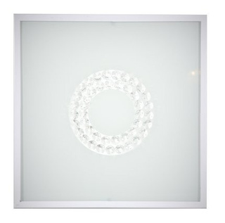 Plafon LED Lux kwadratowy szklany 29x29cm 4000K biały Candellux