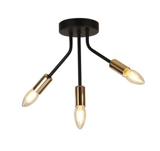 Lampa sufitowa Tiara 3-punktowa do salonu