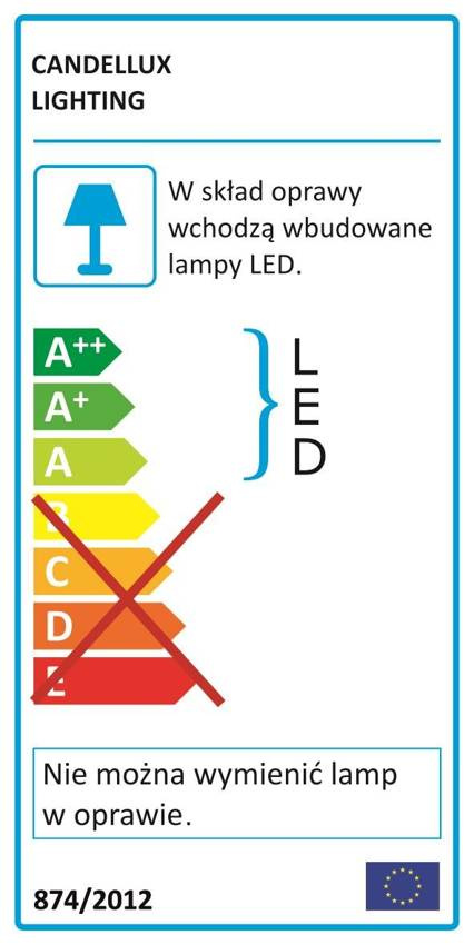 Kinkiet LED RGB Party 91-67753 widok z boku