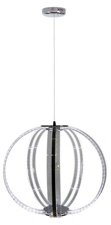 Lampa wisząca Cansas kula LED do salonu regulowana zimna barwa światła