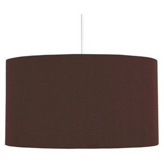 Lampa wisząca z abażurem Onda brązowa nowoczesna do salonu E27