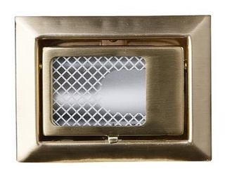 Oprawa schodowa kwadratowa ruchoma mosiądz G4