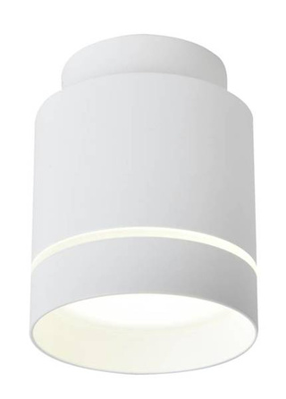 Lampa sufitowa tuba biała LED 12W natynkowa okrągła Candellux