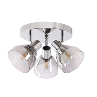 Lampa sufitowa Grazia oprawa ze szklanymi kloszami 3-punktowa do salonu