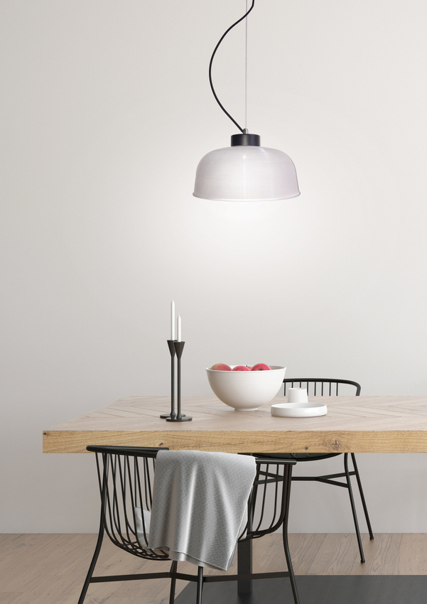 Lampa wisząca Liverpool Ledea szklana do jadalni nad stół pojedyncza E27