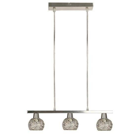 Candellux Lighting Lampa sufitowa Candellux 33-80717 Dex 3X40W E14 matowy nikiel