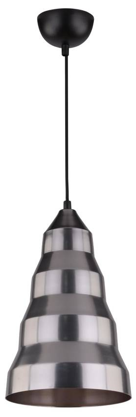 Lampa wisząca Vesuvio szara metalowa do kuchni i jadalni 1xE27 regulowana wysokość