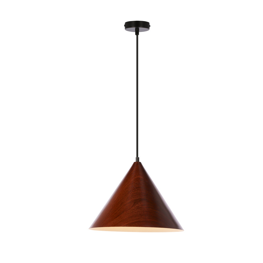 Lampa wisząca Dunca metalowa stożkowa do salonu i jadalni 1xE27 32 cm